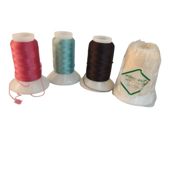 Woolly Nylon Sewing Thread Spools Mixed 100% Nylon Assorted Colors - Picture 8 of 10
